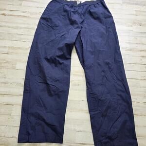 Slazenger Mens Size L Golf Rain Water Resistance Pull On Pants Blue (minor flaw)